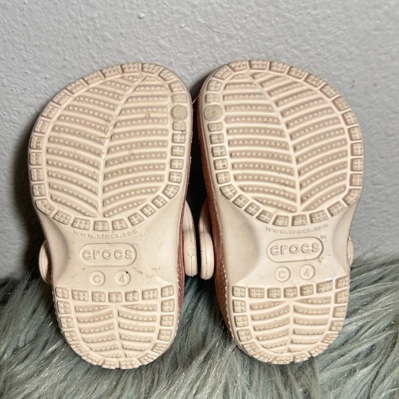 CROCS CROCS Kids' Glitter Classic Clog Size C4 - Picture 7 of 8